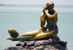 Mermaid statue Songkhla